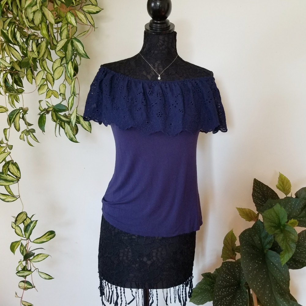 Boho Off The Shoulder Top